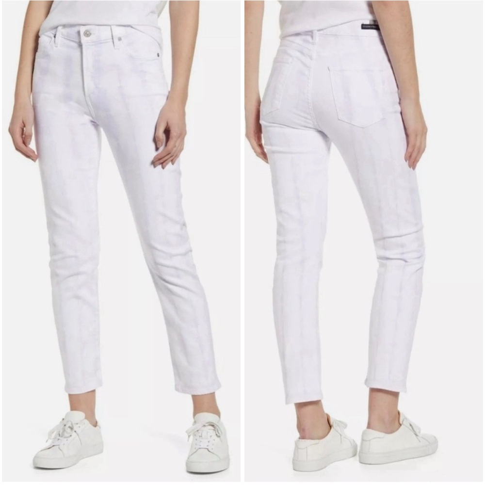 Citizens of humanity (29)wisteria tie-dye Harlow ankle high rise slim jeans GUC.